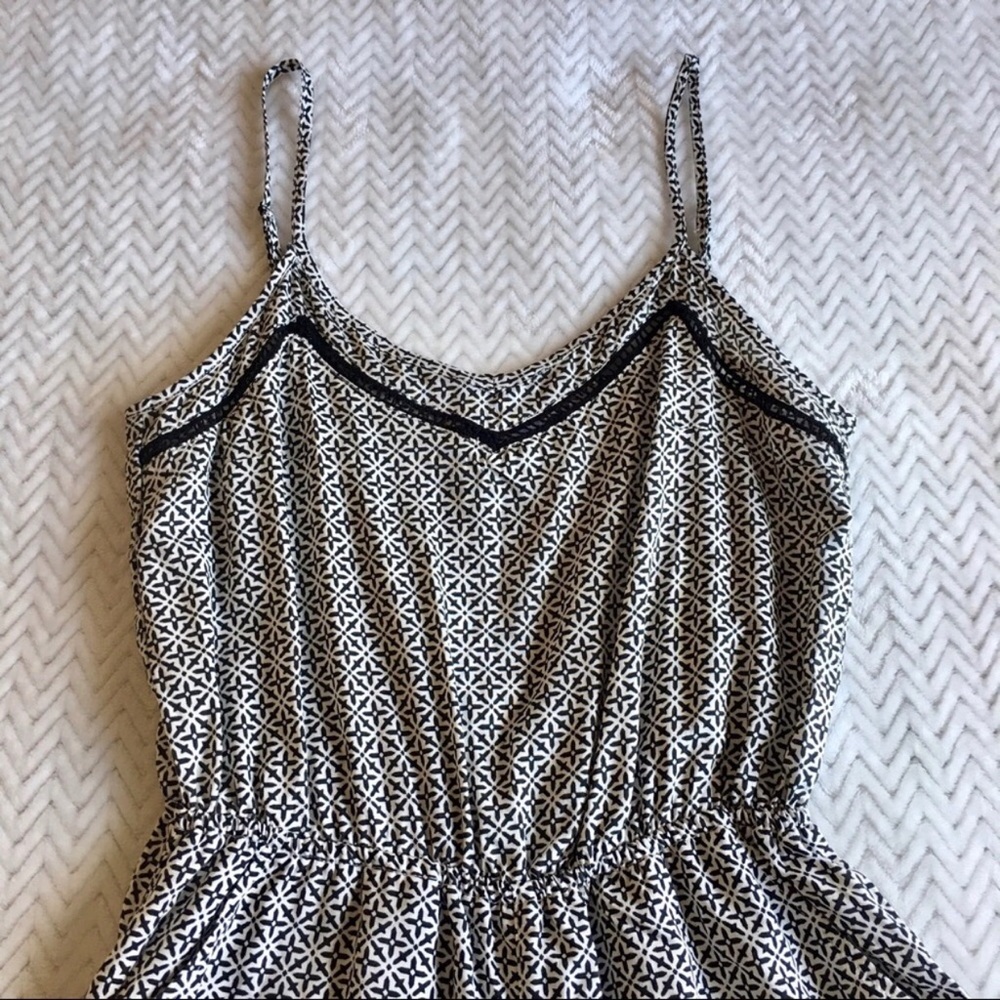 H&M Divided Black and White Patterned Romper - Picture 2 of 3